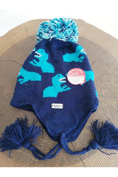 Kitti Boy's Beanie with Fleece Inside and Ears K2120-06