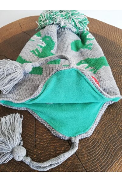 Kitti Boy's Beanie with Fleece Inside and Ears K2120-06