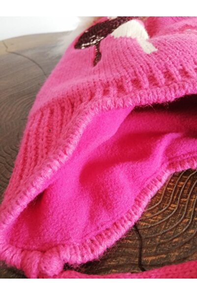 Kitti Girl's Beanie with Fleece Inside and Ears K2120-01