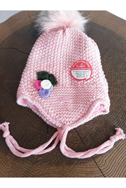 Kitti Kız Bebek Içi Polarlı Kulaklı Bere K2110-06
