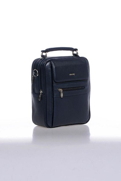 Grande 4588 100% Genuine Leather Men's Handbag Crossbody Bag Navy Blue