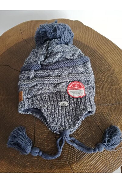 Kitti Boy's Beanie with Fleece Inside and Ears K2120-08