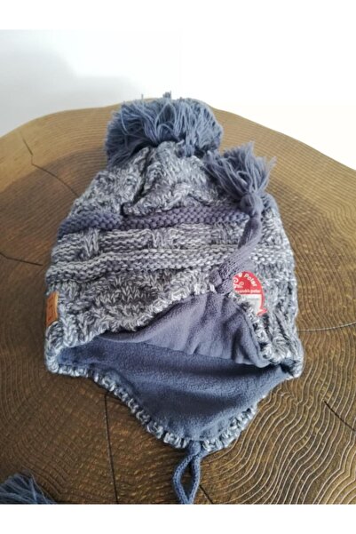 Kitti Boy's Beanie with Fleece Inside and Ears K2120-08