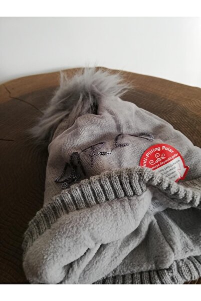 Kitti Girl's Waiter Fleece Tulle Beret K2140-02