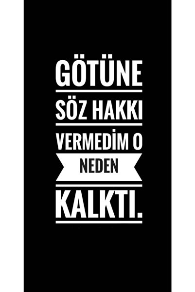 hediyeniburadabul Γραπτή ξύλινη αφίσα τοίχου – Ειδική Συλλογή – Hbb