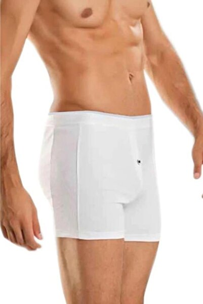 Berrak Нижня білизна Чоловічі боксери з ґудзиками та еластичною талією, довгі штани, упаковка з 5 штук