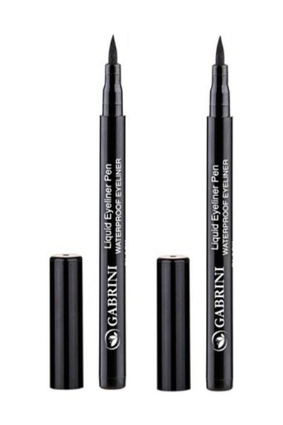 Gabrini Black Liquid Liquid Eyeliner 2 Pieces