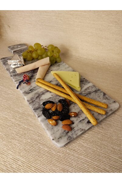ASKAYA MERMER Marble Cutting Board and Presentation Plate