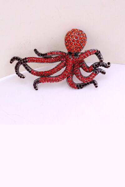 Octopus Brooch