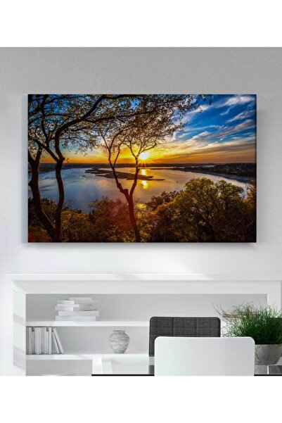 StellaStore Gün Batımı Manzara Kanvas Tablo