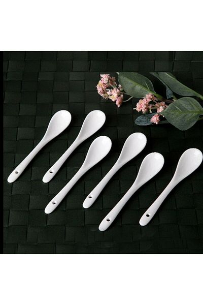 Keskinbıçak 6 Porcelain Teaspoons - Kz2325