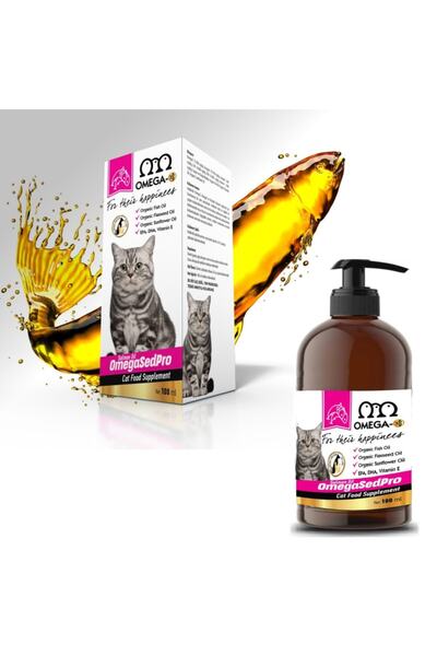 PharmaSed Omegasedpro Kedi Somon Balık Yağı 100 Ml (omega3-6-9 /vit E) (her Y...