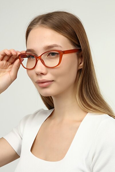 PETİTO Beta Kadın Tarçın Mavi Işık Koryucu Ekran Gözlüğü (53-16-145 Hafif)