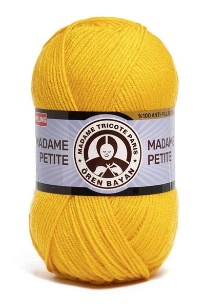 Ören Bayan Ören Women's Madame Petite Hand Knitting Yarn Dark Yellow 029
