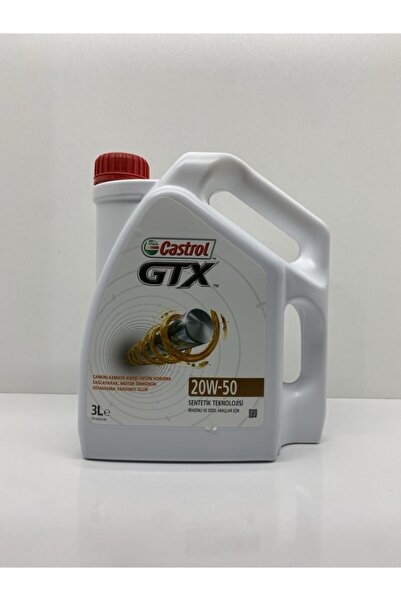 CASTROL Gtx 20w-50 3 Lt (2024 ÜRETİM)