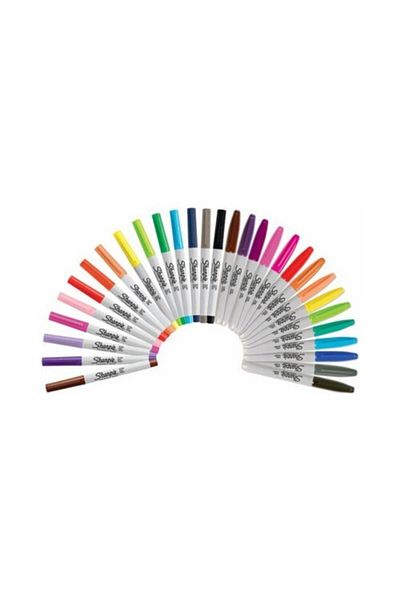 Sharpie Fine Permanent 30 Mixed Box Lizard Marker Pen