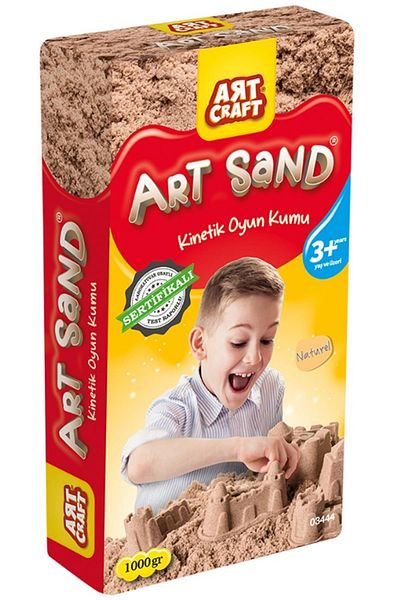 DEDE Fen Toys Brand 03444 Natural Kinetic Play Sand 1000Gr
