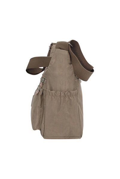 Bevitton Geantă de umăr pentru femei, albastru bleumarin, țesătură parașută 4100