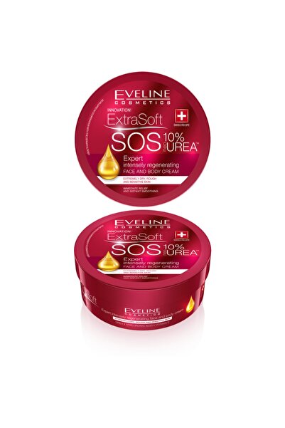 Eveline Cosmetics كريم مجدد مكثف 10% يوريا - كريم فائق النعومة للوجه والجسم