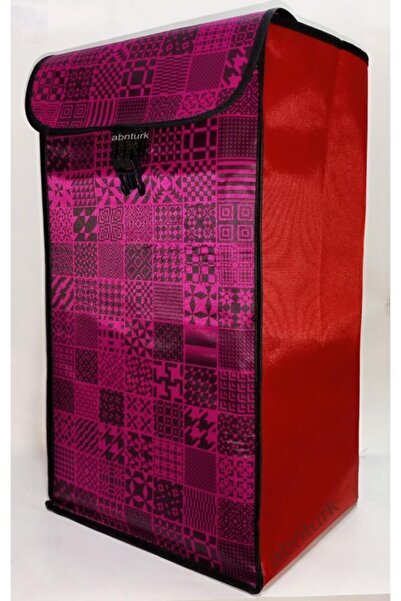 abnturk Su Geçirmez Özel Kumaş Pazar Arabası Çantası H=53-30x25cm