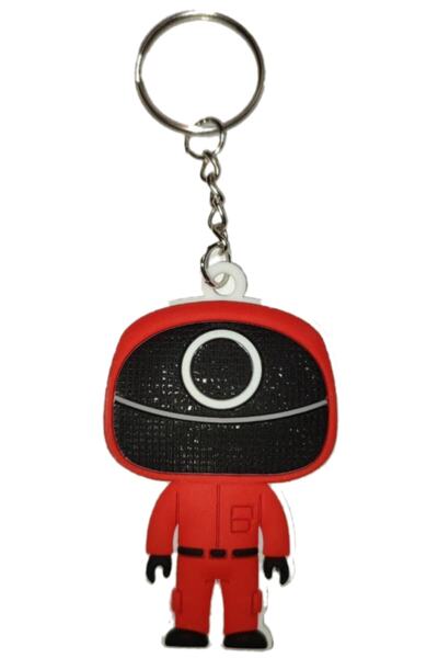 Yenigeldi سلسلة مفاتيح على شكل لعبة الحبار