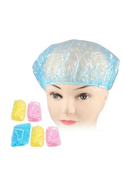 abnturk 6 Adet Su Geçirmez Elastik Duş Bonesi