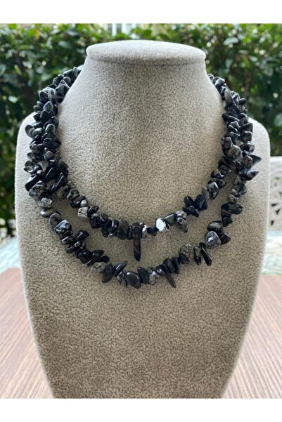 wanwa aksesuar قلادة حجر بركان سبج