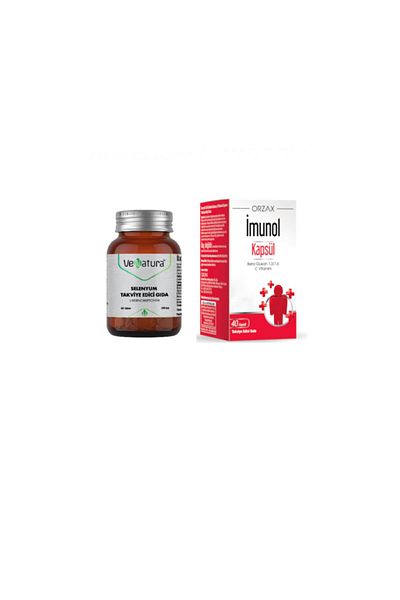 VeNatura Selenium Supplement 90 Tablets +Imunol Beta Glucan 40 Capsules
