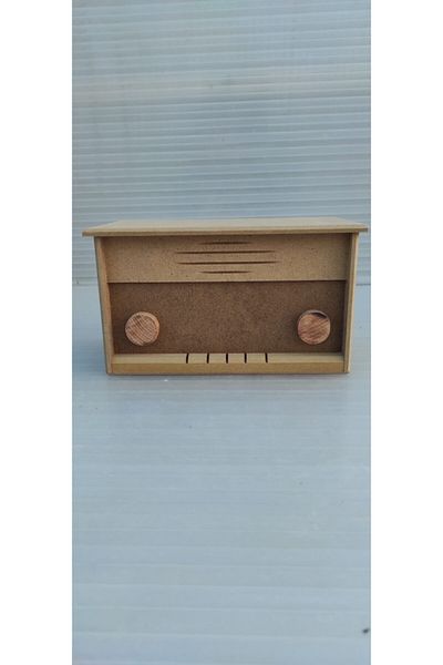 Ahşaplar Ακατέργαστο MDF Βαφώσιμο Ραδιοφωνικό Κουτί πολλαπλών χρήσεων