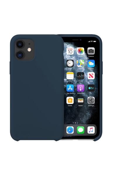 Buff Labs Buff Iphone 11 Rubber Fit Kılıf Navy Blue