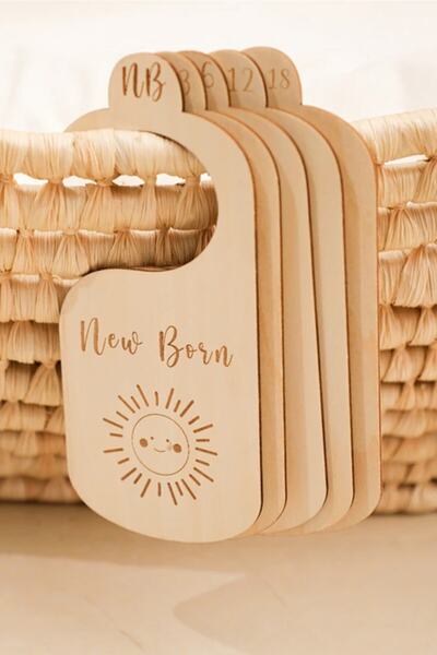 AHWALL Bebek Aylık Askı Ayırıcı Aylık Bebek Aksesuarı