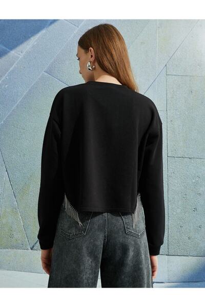 Koton Hanorac negru pentru femei 2 KAK18356PK