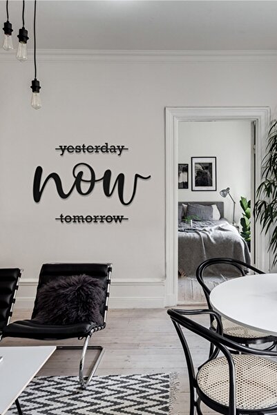 AHWALL Χθες, Τώρα, Αύριο Γραπτό Διακοσμητικό Ξύλινο Τραπέζι