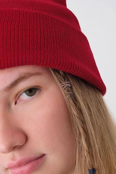 BY SCK Red Basic Beret Unisex