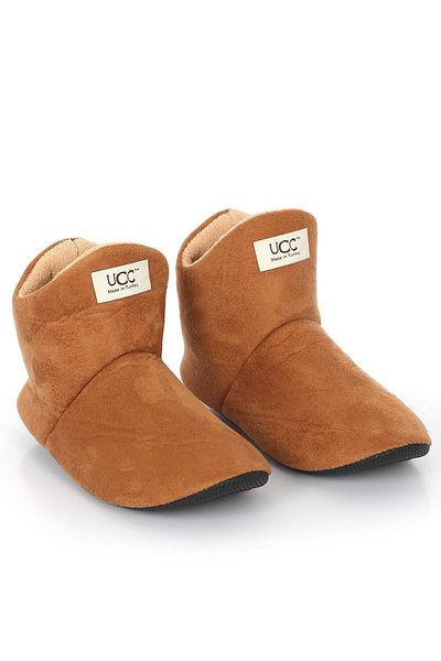 Behtah Kundura Unisex Tan Wool Home Shoes Home Boots Home Shoes