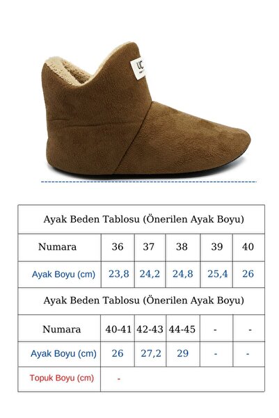 Behtah Kundura Унисекс светлокафяви вълнени домашни обувки Домашни ботуши Домашни обувки