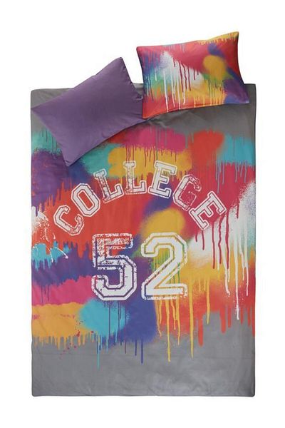 Colorpool Set de husă de pilota unică cu imprimeu digital pentru colegiu