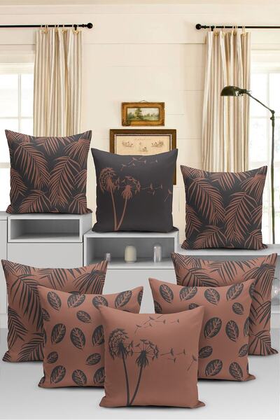 Realhomes 8pcs Спеціальний дизайн цифровий друкований чохол для подушок подуш...