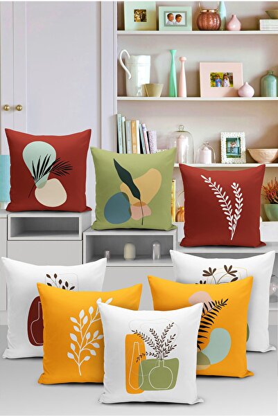 Realhomes Husă de pernă cu design special, imprimată digital, din 8 piese