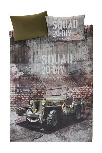 Colorpool Willys Squad Digital Printed Single Duvet Set