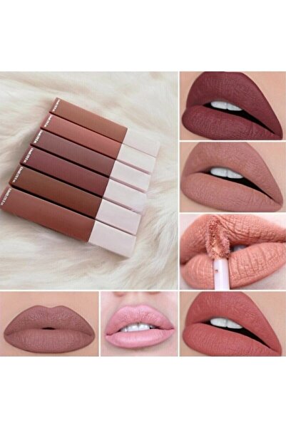 MUJGAN Rose Super Stay - 6-piece Matte and Lasting Lipstick Series