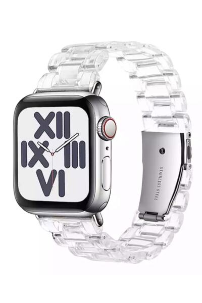 LIMD سلك حلقة شفاف متوافق مع ساعة أبل 38/40/41 ملم