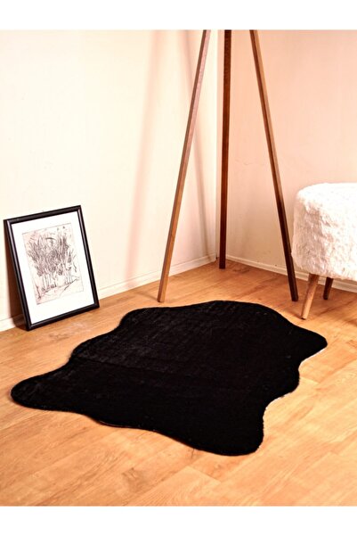Tappeto Kısa Tüylü Post Peluş Siyah