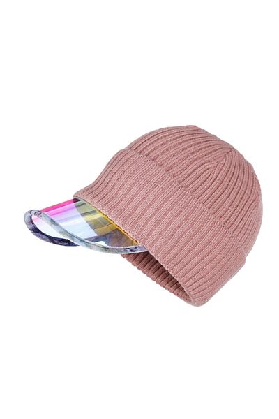 Fonem Women's Hologram Beanie Fo 2044 Pink