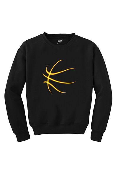 Z zepplin Basketball Neon Black Sweatshirt