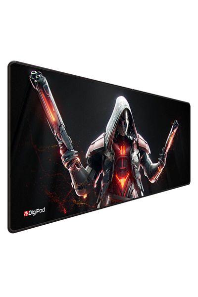 Digipod لوحة ماوس ألعاب مقاس 90x40 Xxl لوحة ماوس ألعاب كبيرة بقاعدة مضادة للانزلاق بسُمك 4 مم