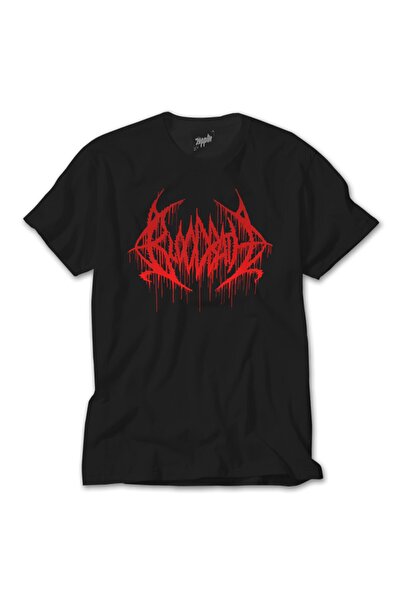 Z zepplin Tricou Bloodbath Logo Roșu Negru