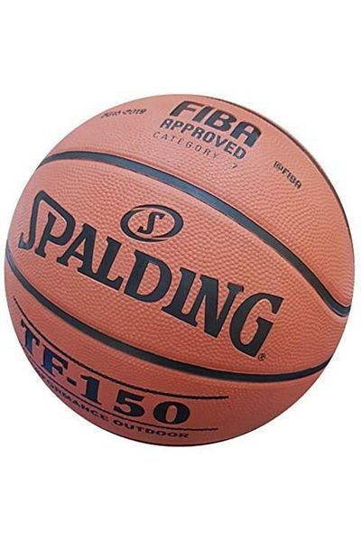 SPALDING Tf-150 Fiba Approved Outdoor No 6 Rubber Basketball Ball