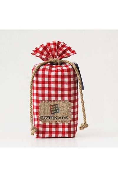 Çizgikare Red Medium Size Checked Tablecloth
