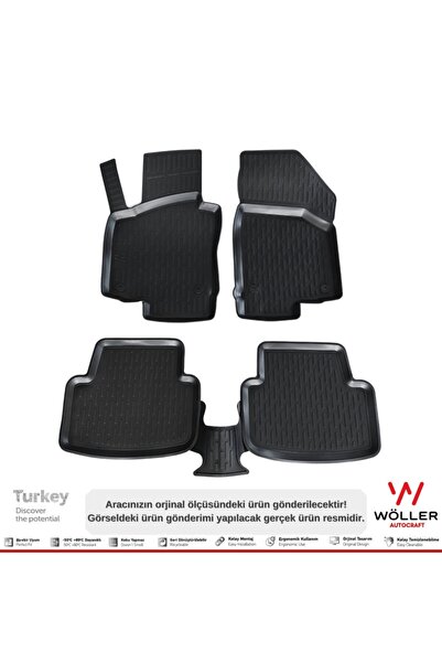 wöller Volkswagen Jetta Paspas 2005 2010 Arası 3d Havuzlu Paspas